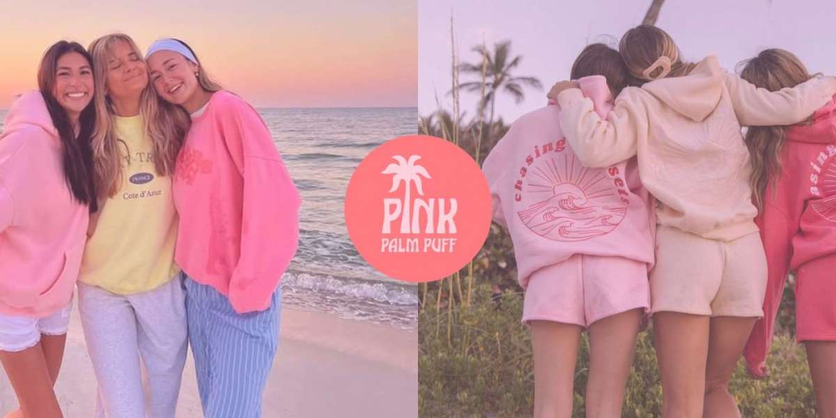 Pink Palm Puff Hoods for Timeless Appeal