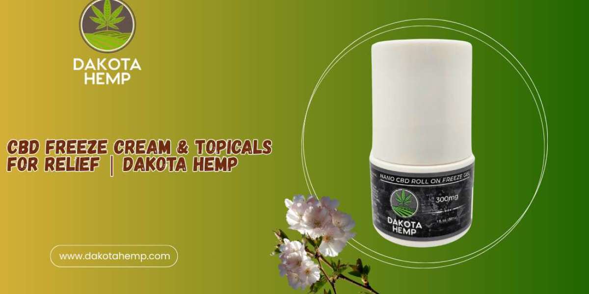 CBD Freeze Cream & Topicals for Relief | Dakota Hemp