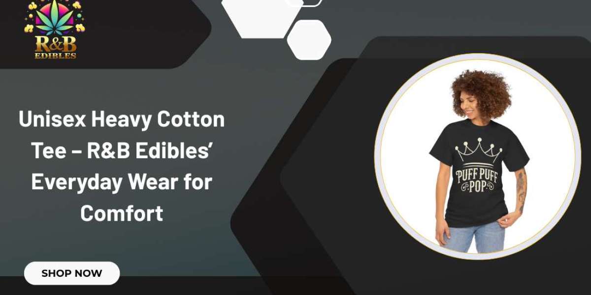 Unisex Heavy Cotton Tee – R&B Edibles’ Everyday Wear for Comfort